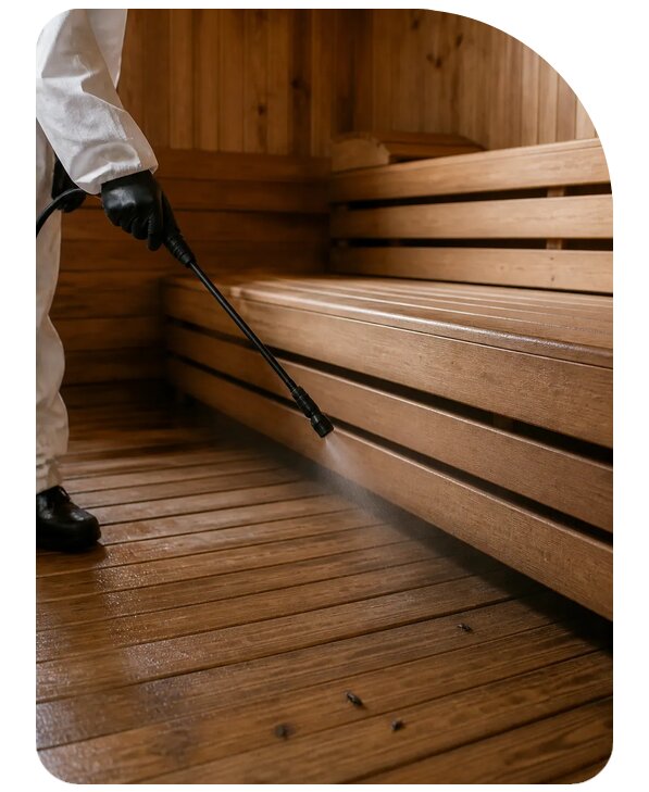 Дезинсекция бани: цена в Тынде по цене от 3597 р. | Сенат-Тнд